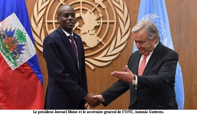 BINUH : rapport du secrétaire général sur la situation d’Haïti